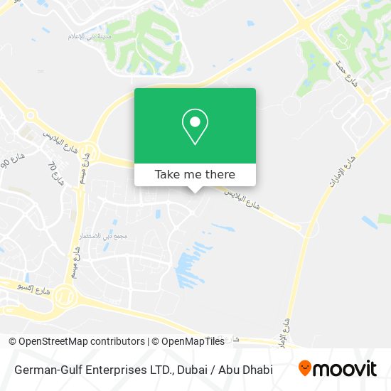 German-Gulf Enterprises LTD. map