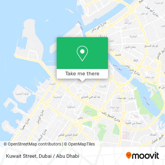 Kuwait Street map
