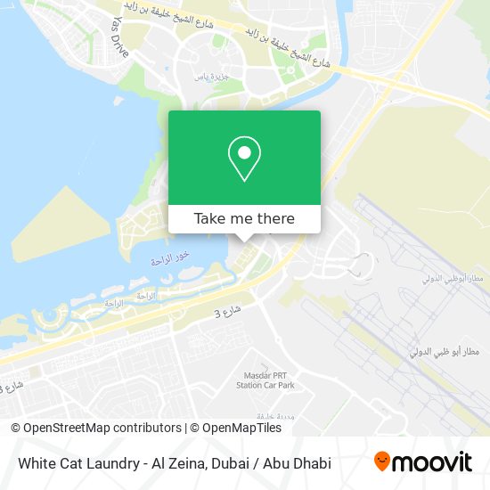 White Cat Laundry - Al Zeina map