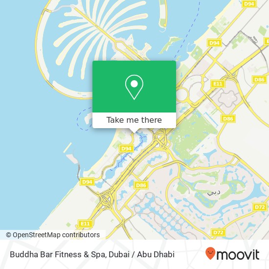 Buddha Bar Fitness & Spa map