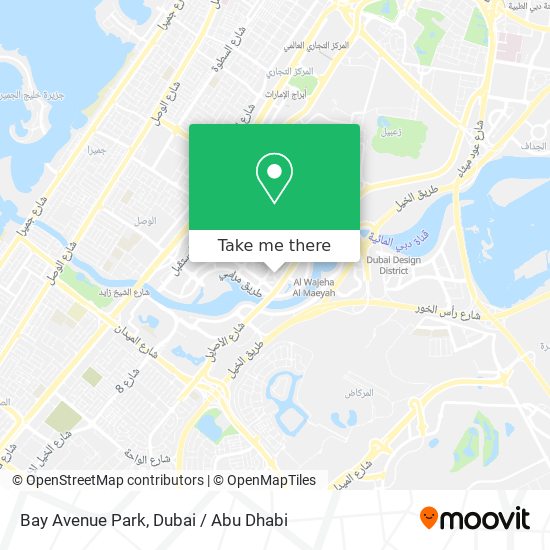 Bay Avenue Park map