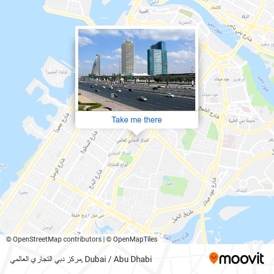 مركز دبي التجاري العالمي map