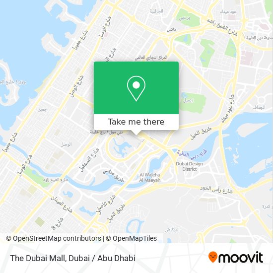 The Dubai Mall map