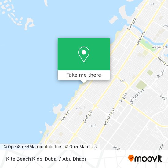 Kite Beach Kids map