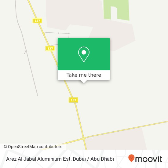 Arez Al Jabal Aluminium Est map