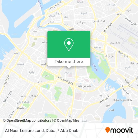 Al Nasr Leisure Land map