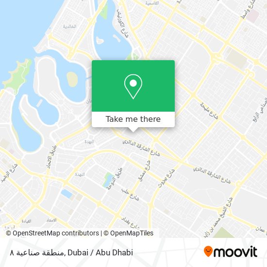 منطقة صناعية ٨ map