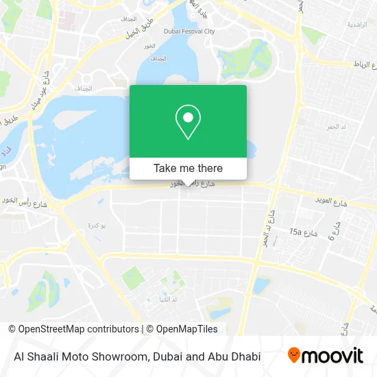 Al Shaali Moto Showroom map