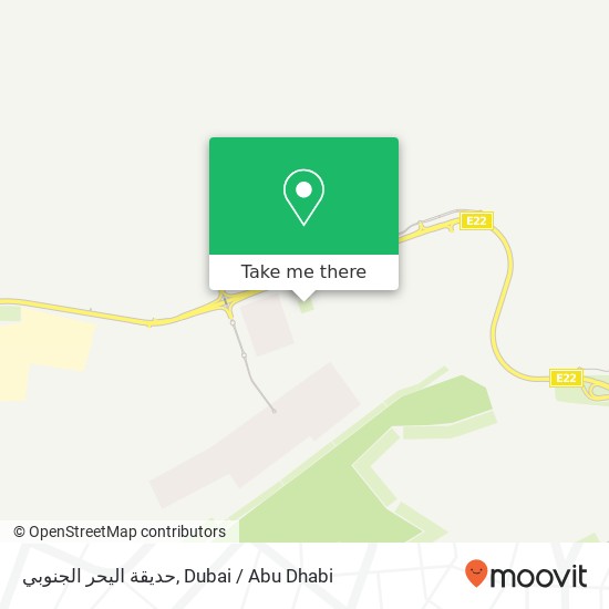 حديقة اليحر الجنوبي map