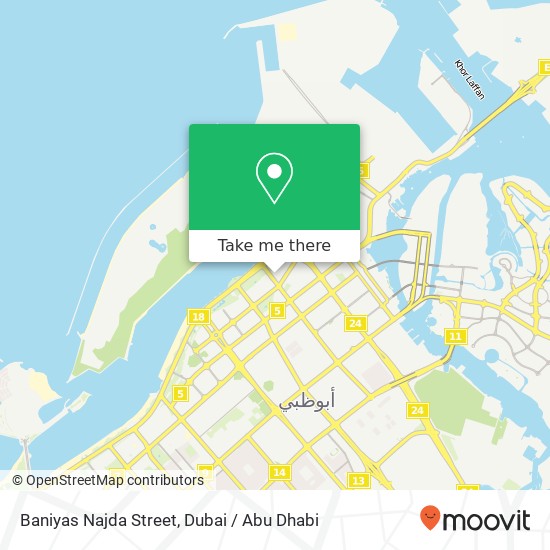 Baniyas Najda Street map