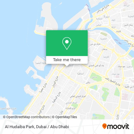 Al Hudaiba Park map