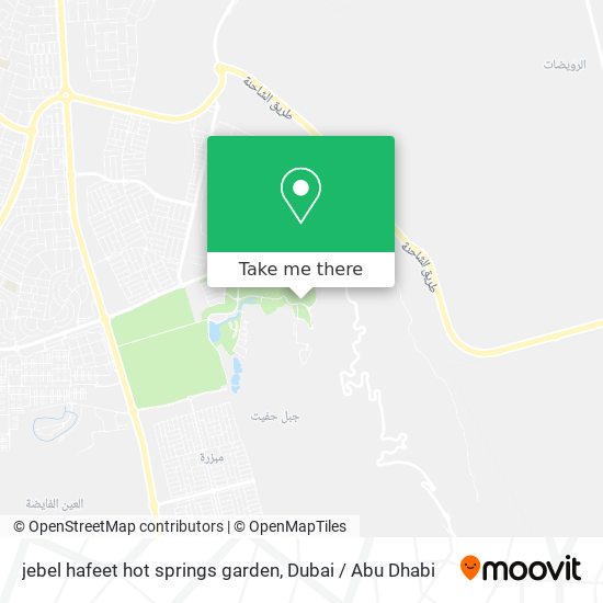 jebel hafeet hot springs garden map