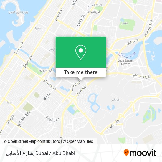 شارع الأصايل map