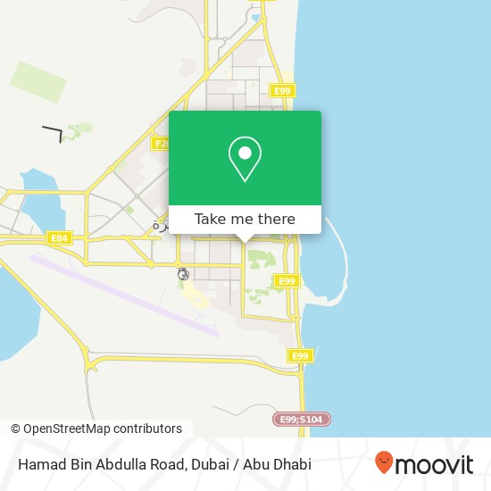 Hamad Bin Abdulla Road map