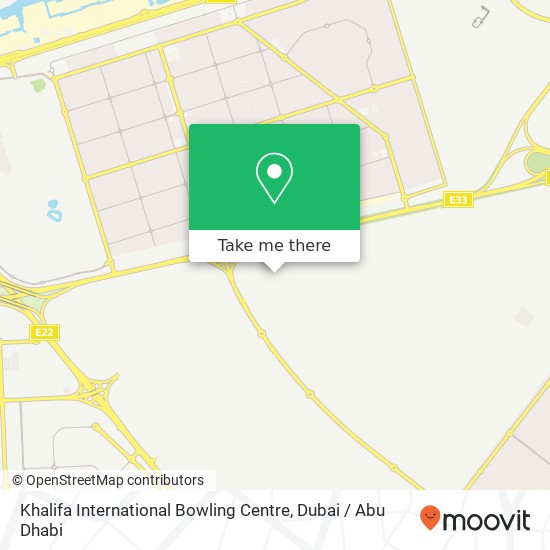 Khalifa International Bowling Centre map