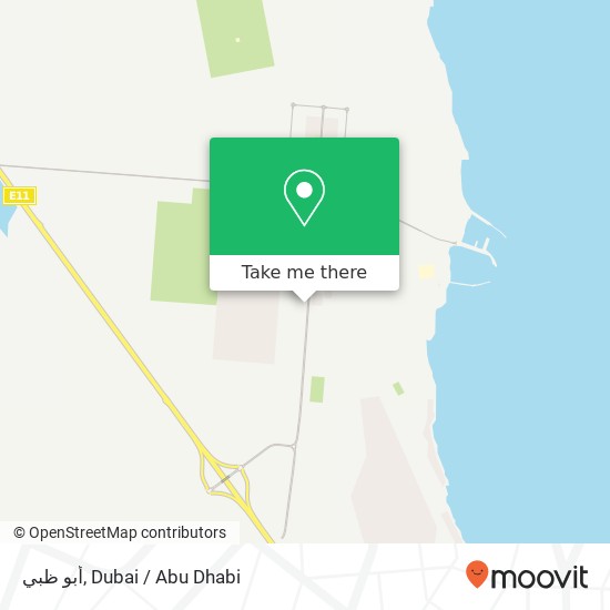 أبو ظبي map