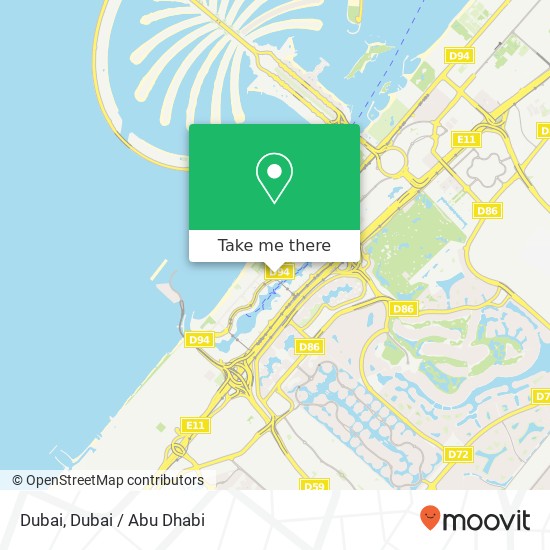 Dubai map