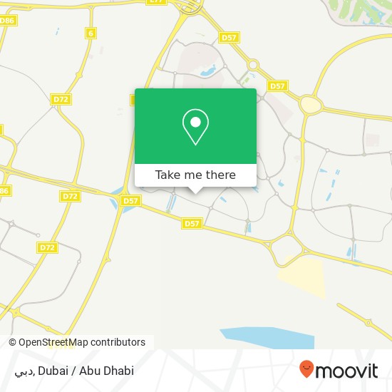 دبي map