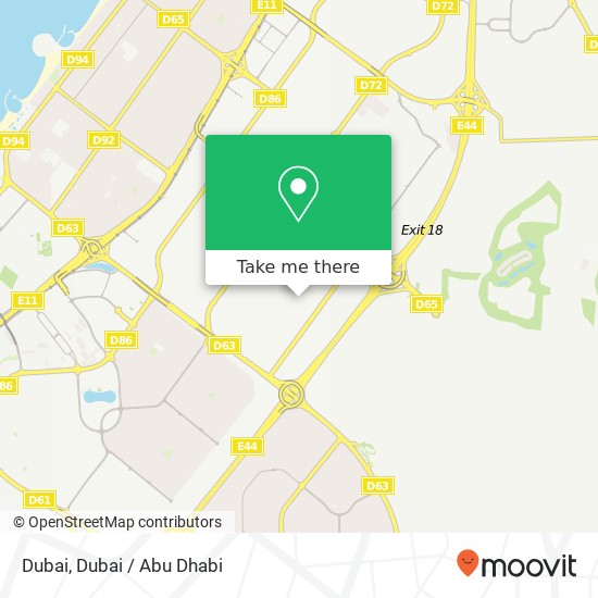 Dubai map