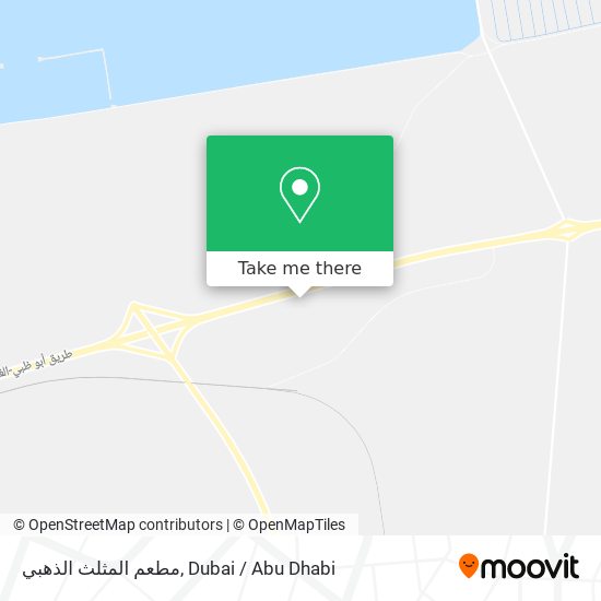 مطعم المثلث الذهبي map