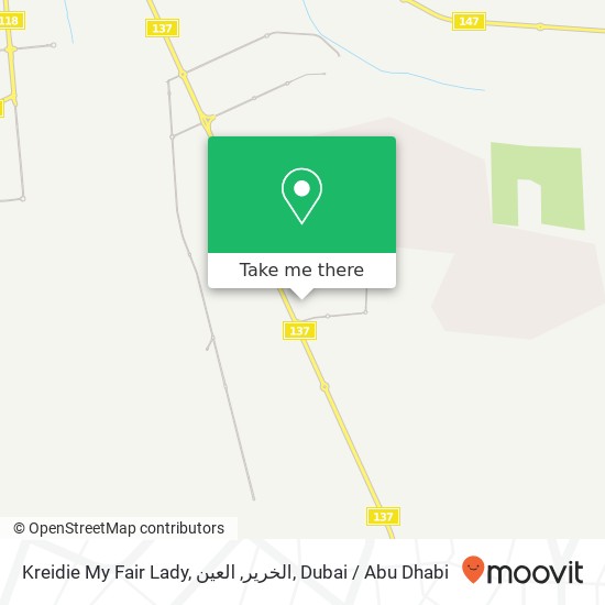 Kreidie My Fair Lady, الخرير, العين map