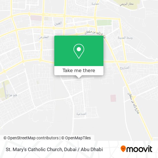 St. Mary's Catholic Church map