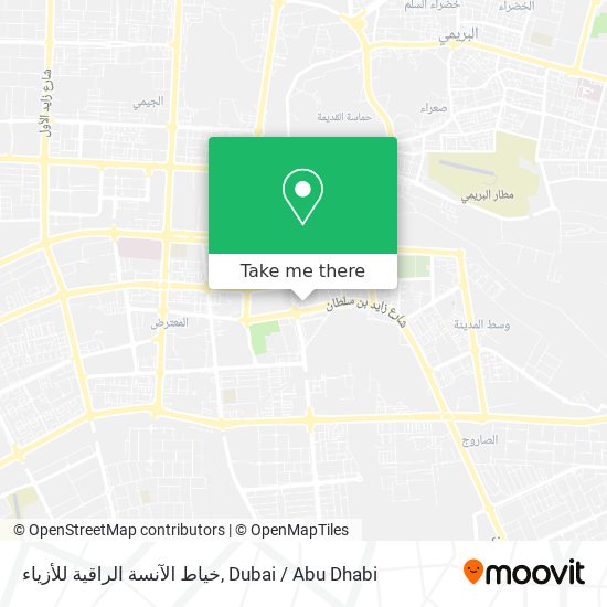 خياط الآنسة الراقية للأزياء map