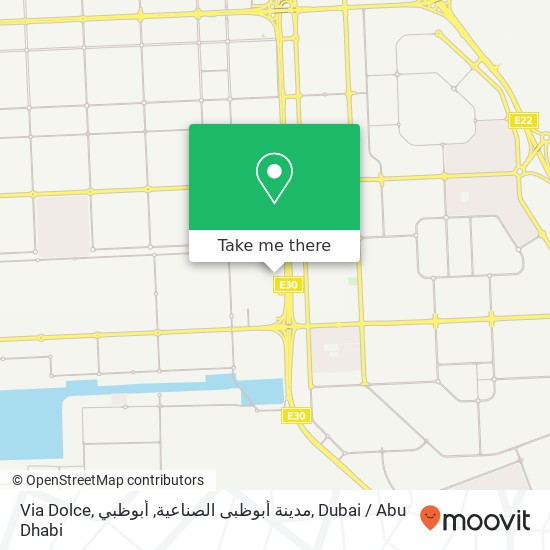 Via Dolce, مدينة أبوظبى الصناعية, أبوظبي map