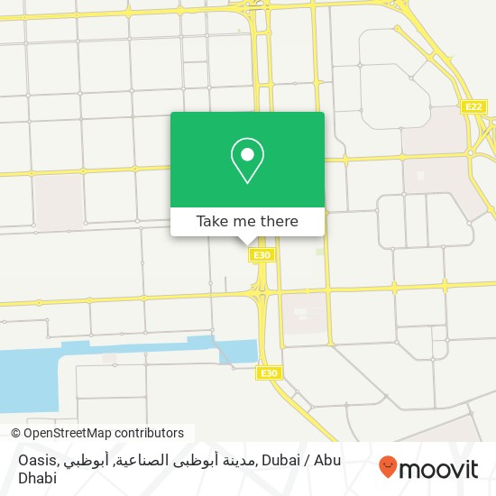 Oasis, مدينة أبوظبى الصناعية, أبوظبي map