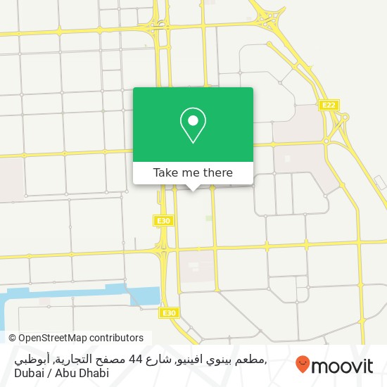 مطعم بينوي افينيو, شارع 44 مصفح التجارية, أبوظبي map