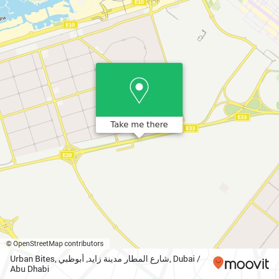 Urban Bites, شارع المطار مدينة زايد, أبوظبي map