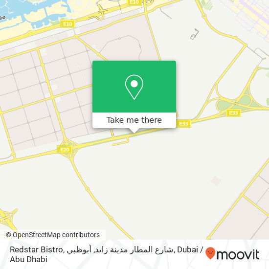 Redstar Bistro, شارع المطار مدينة زايد, أبوظبي map