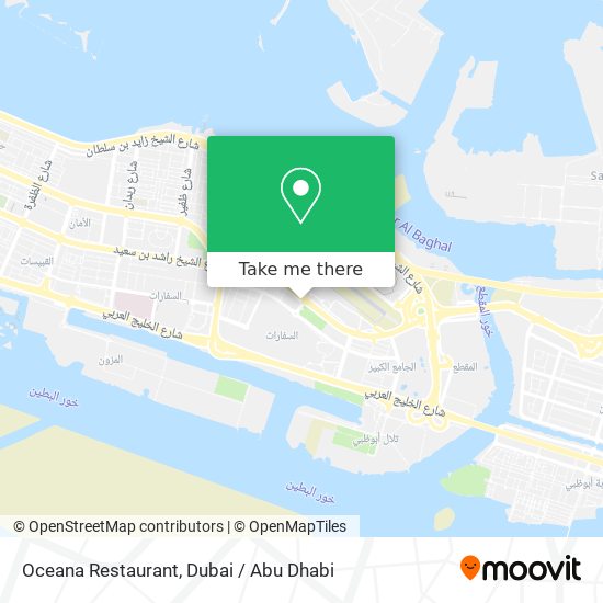 Oceana Restaurant map