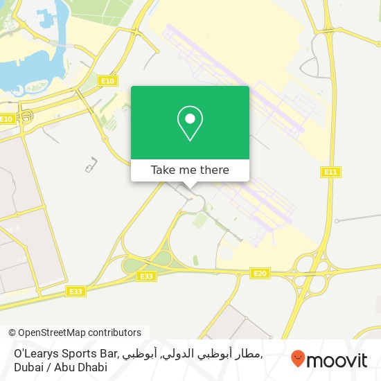 O'Learys Sports Bar, مطار أبوظبي الدولي, أبوظبي map