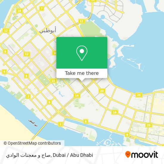 صاج و معجنات الوادي map