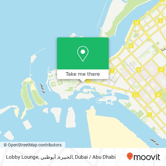 Lobby Lounge, الخبيرة, أبوظبي map