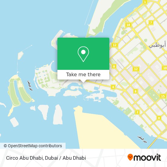 Circo Abu Dhabi map