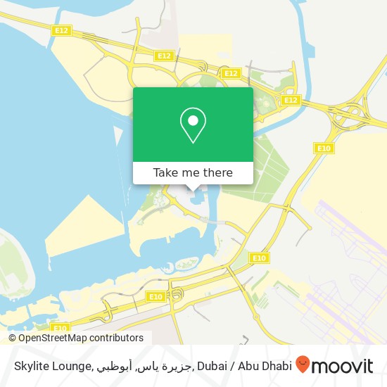 Skylite Lounge, جزيرة ياس, أبوظبي map