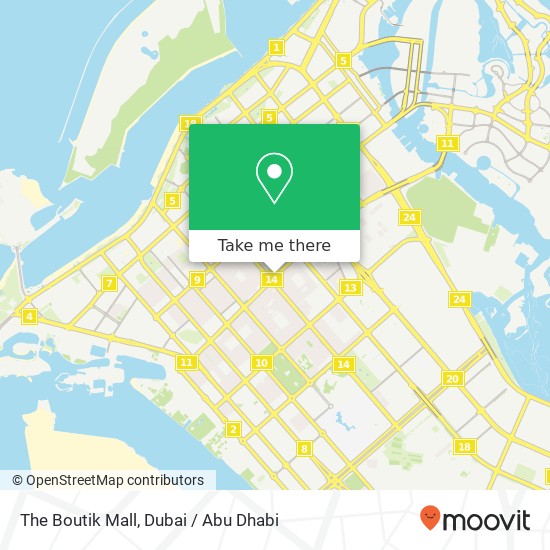 The Boutik Mall map