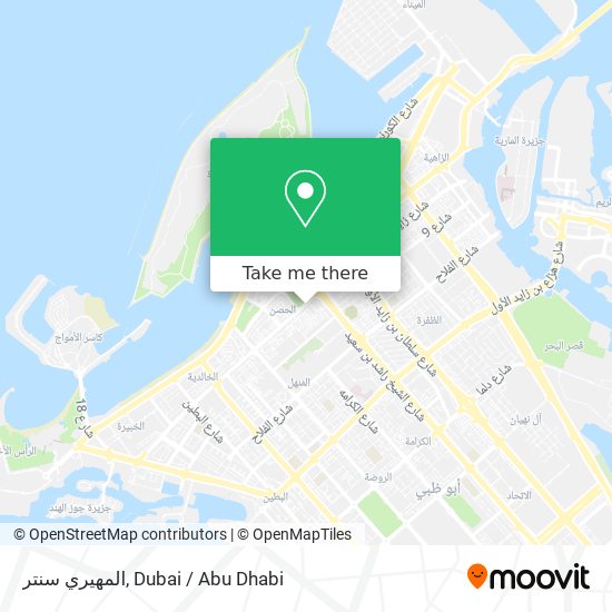 المهيري سنتر map