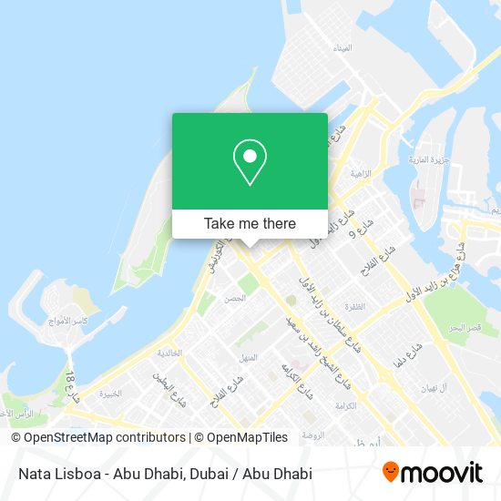 Nata Lisboa - Abu Dhabi map