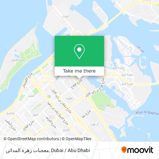 معجنات زهرة المدائن map