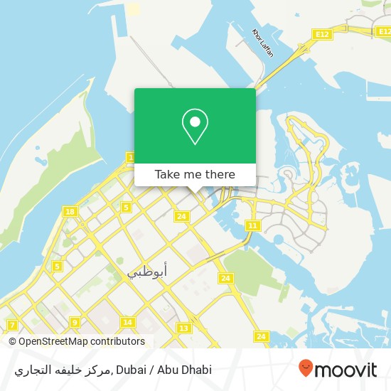 مركز خليفه التجاري map