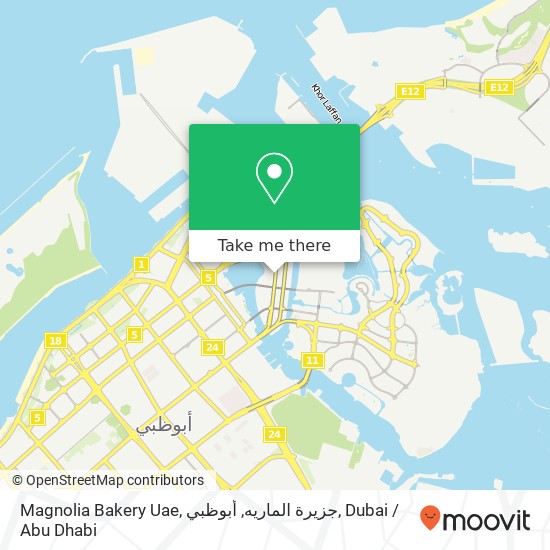 Magnolia Bakery Uae, جزيرة الماريه, أبوظبي map