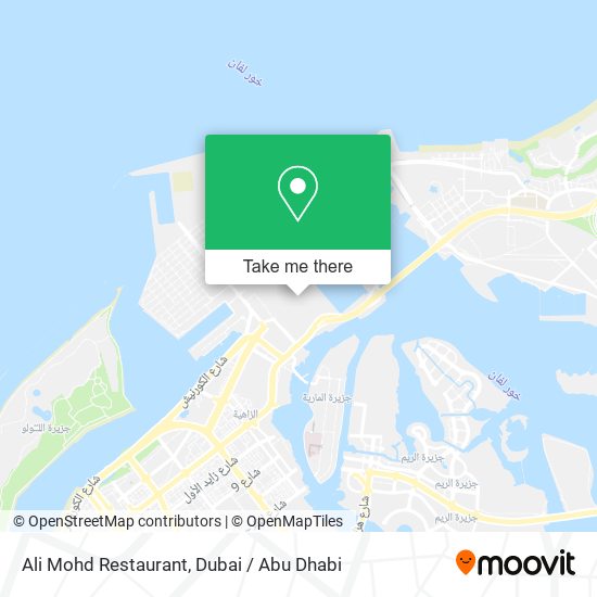 Ali Mohd Restaurant map