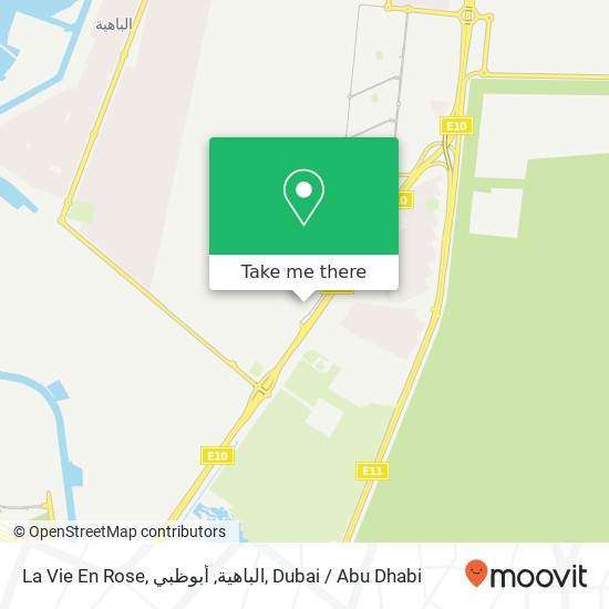 La Vie En Rose, الباهية, أبوظبي map