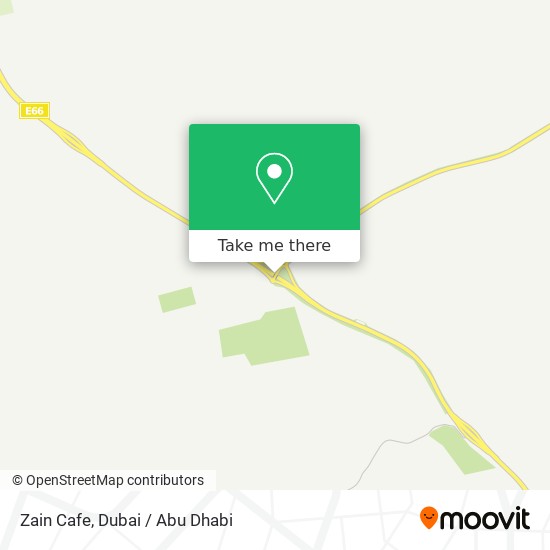 Zain Cafe map
