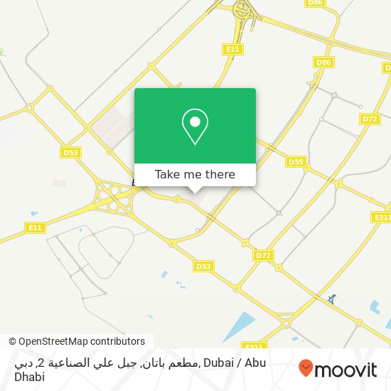 مطعم باتان, جبل علي الصناعية 2, دبي map
