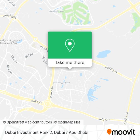 Dubai Investment Park 2 map