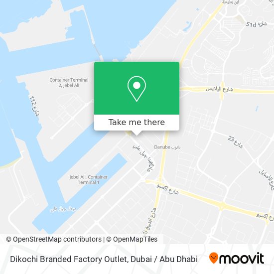Dikochi Branded Factory Outlet map
